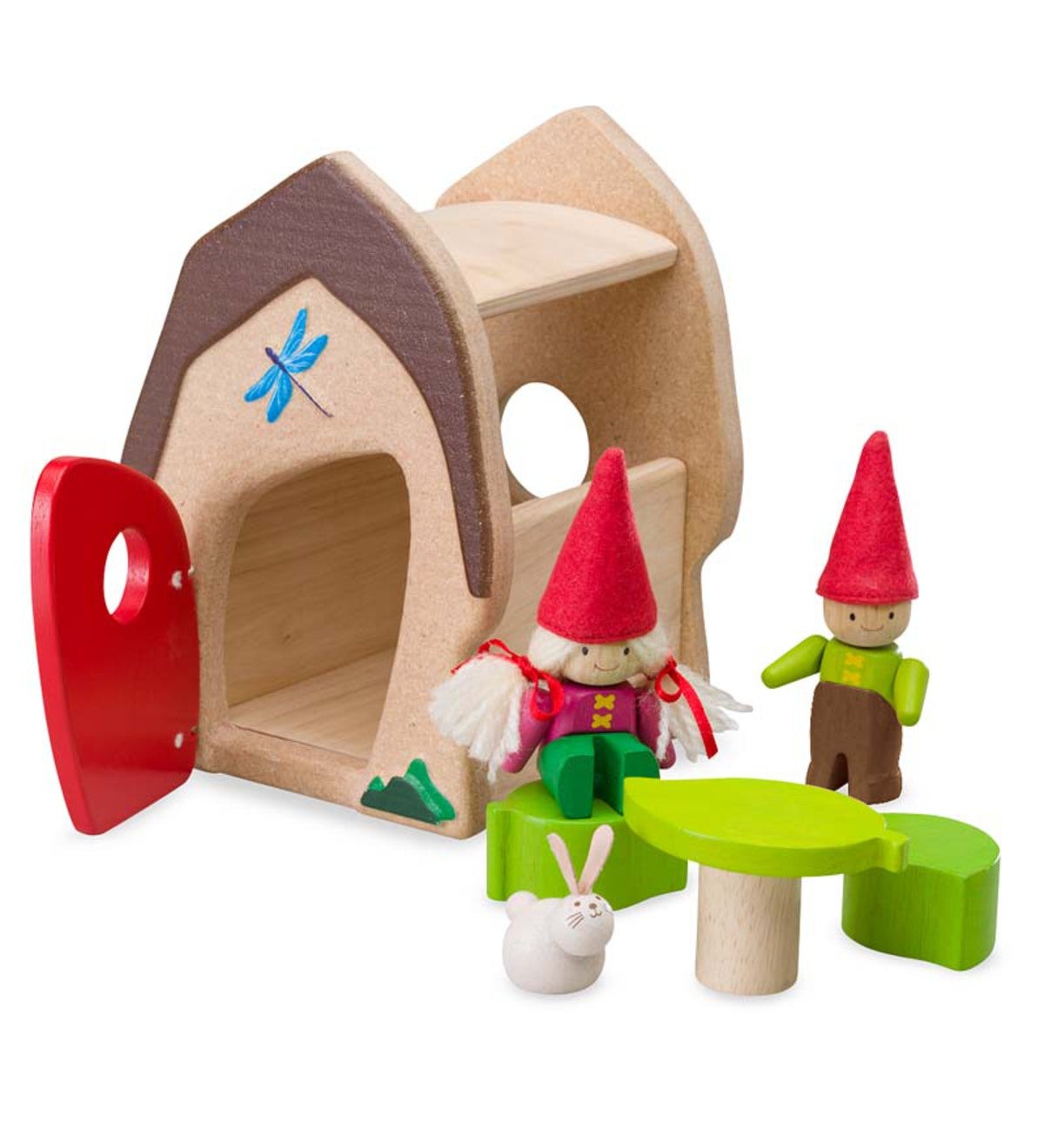 Gnome, Sweet Gnome Sustainable Wood Play Set - Mushroom