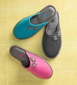 Acorn® Dorm Scuff Womens Slippers - Teal - Size 8