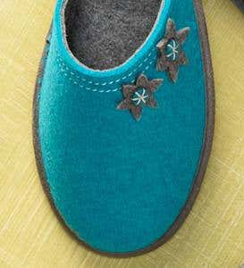 Acorn® Dorm Scuff Womens Slippers - Teal - Size 6