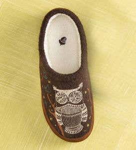 Acorn® Forest Mules Womens Slippers - Grey Squirrel - M(6-1/2-7-1/2)