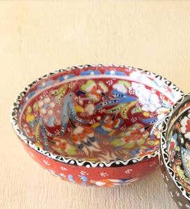Handcrafted Turkish Finger Bowls, Set of 3