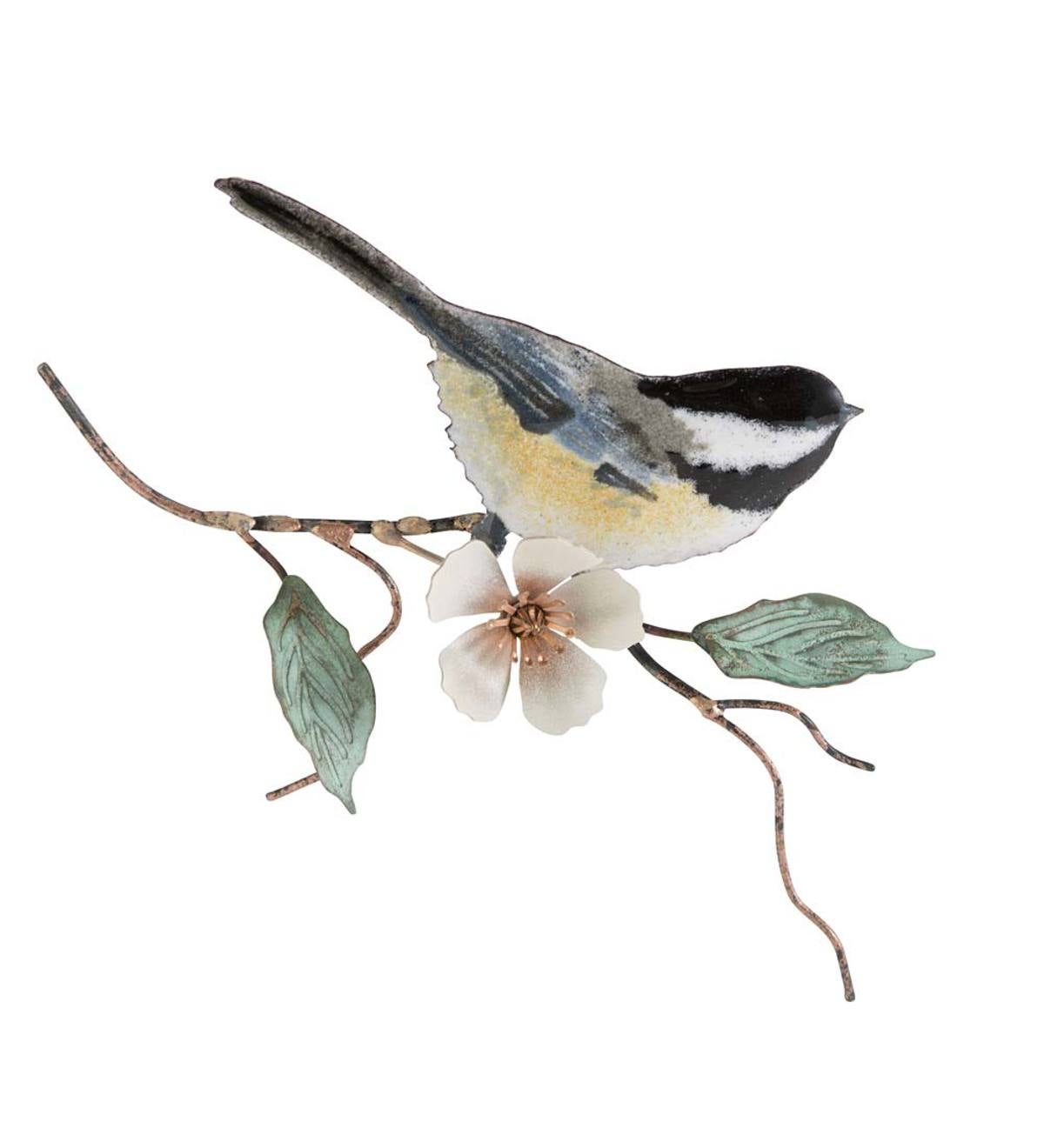 Bovano Glass-Enameled Songbird - Chickadee