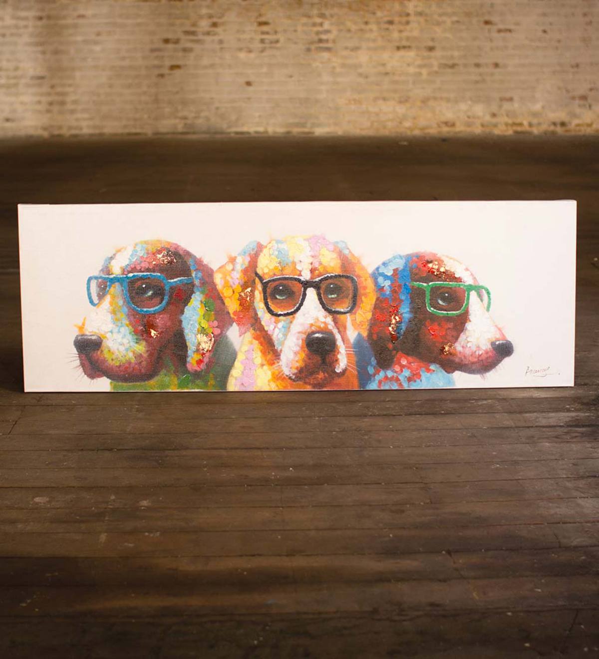 Dogs with Glasses Wall Art