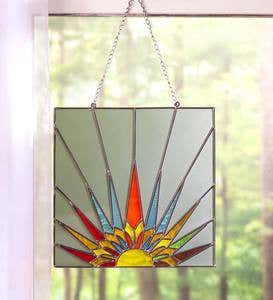 Stained Glass Rising Sun