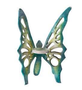 Metal Butterfly Candleholder