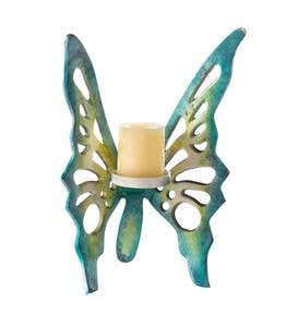 Metal Butterfly Candleholder