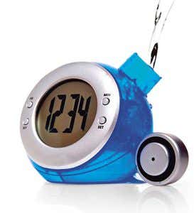 Digital Water Powered Clock - Blue