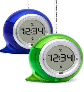 Digital Water Powered Clock with Alarm - Green
