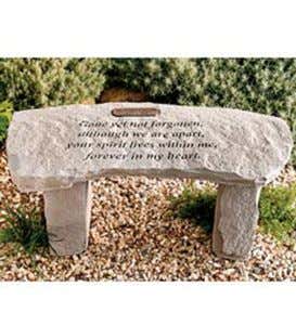 Memorial Garden Bench - Forever