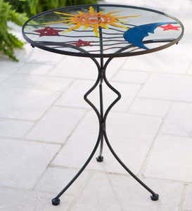 Stars, Moon and Sun Metal Outdoor Chair