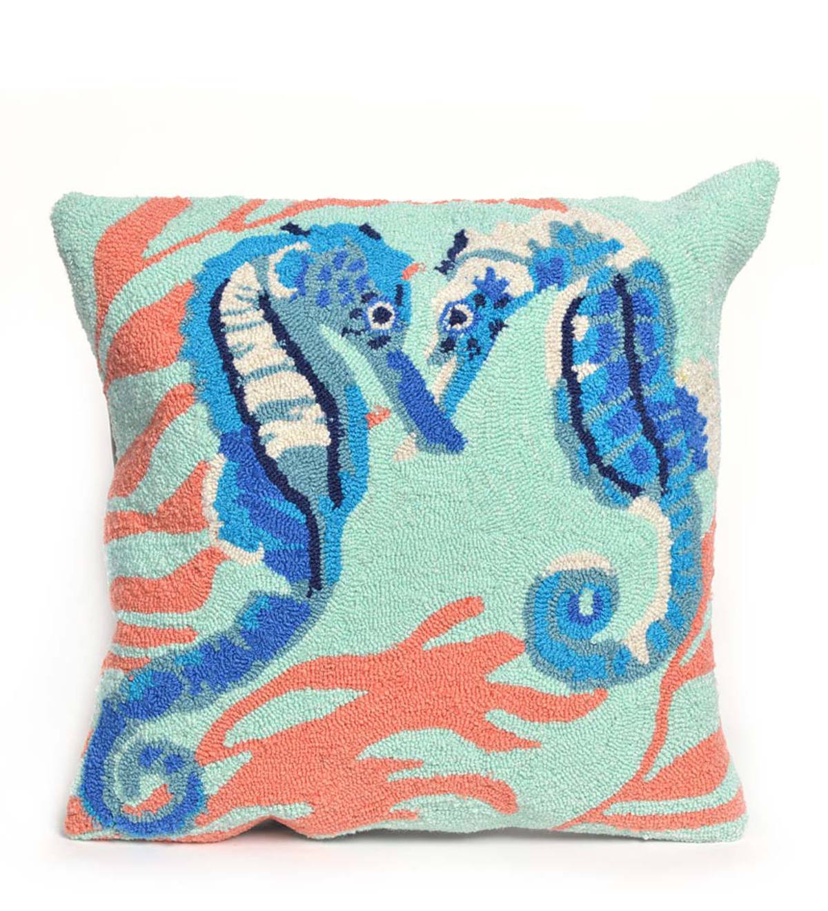 Seahorse Indoor/Outdoor Pillow