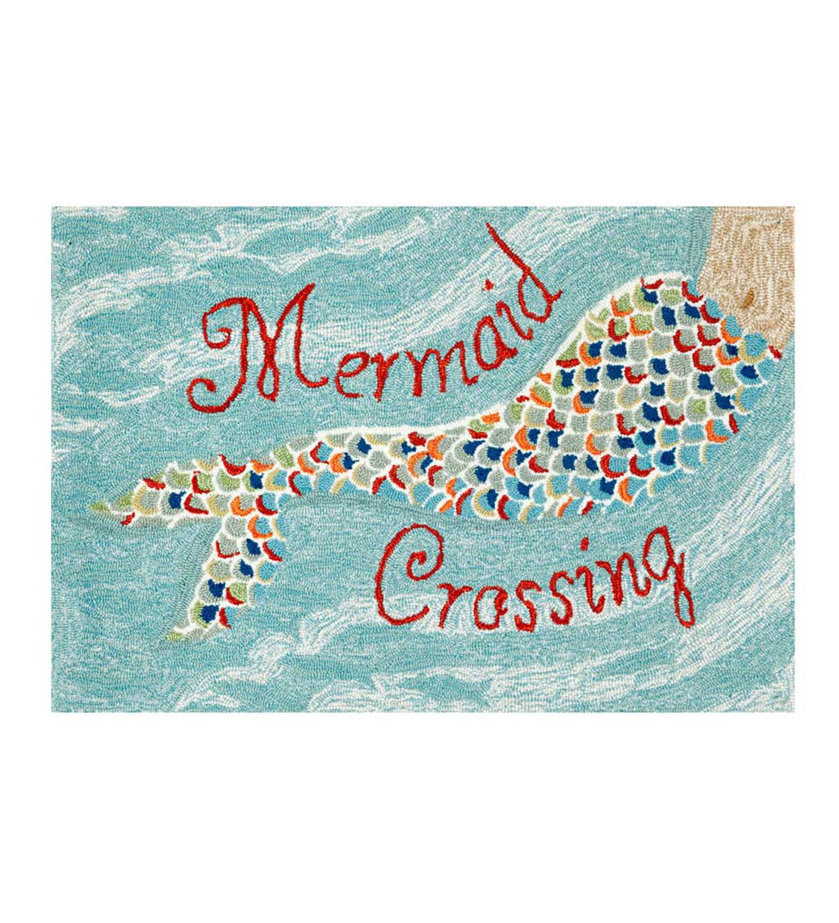 Mermaid Crossing Accent Rug, 20"W x 30"L
