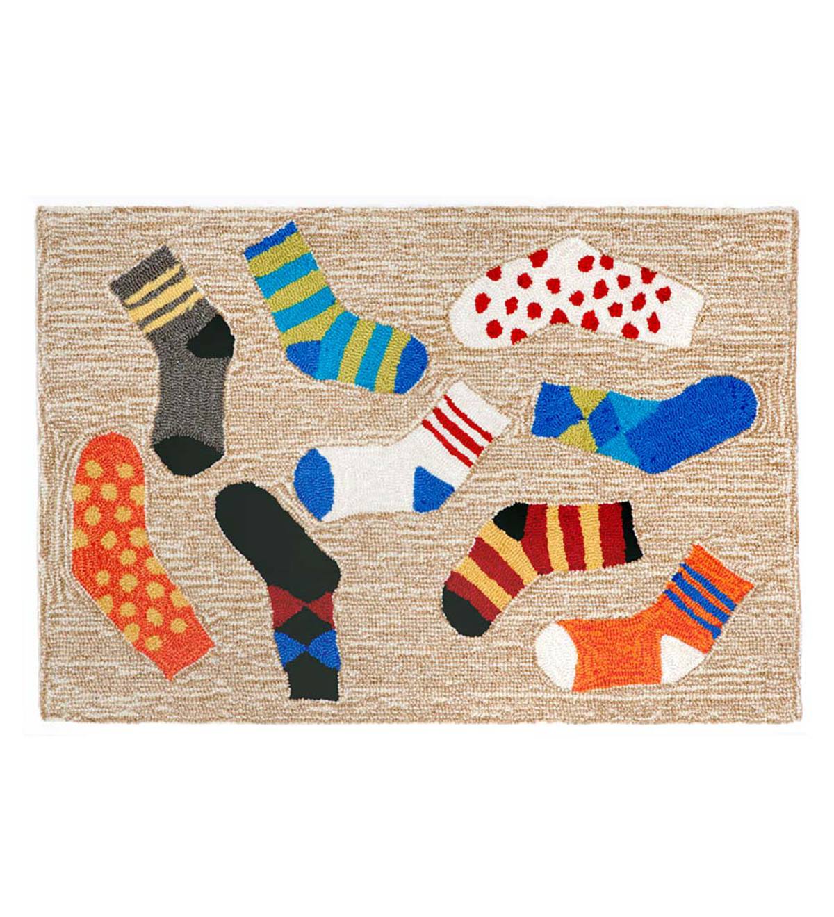Lost Socks Accent Rug