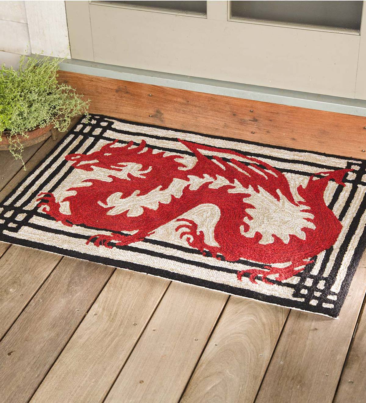 Red Dragon Indoor/Outdoor Rug