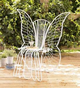 Metal Angel Wing Chair