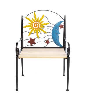 Sun, Moon and Stars Metal and Glass Furniture