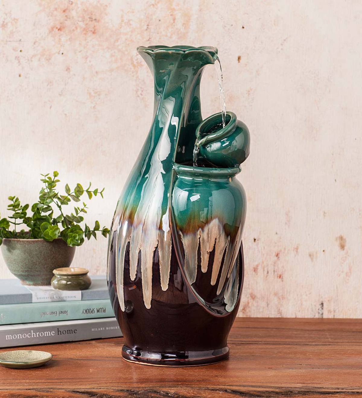 Ceramic Vase Indoor Fountain