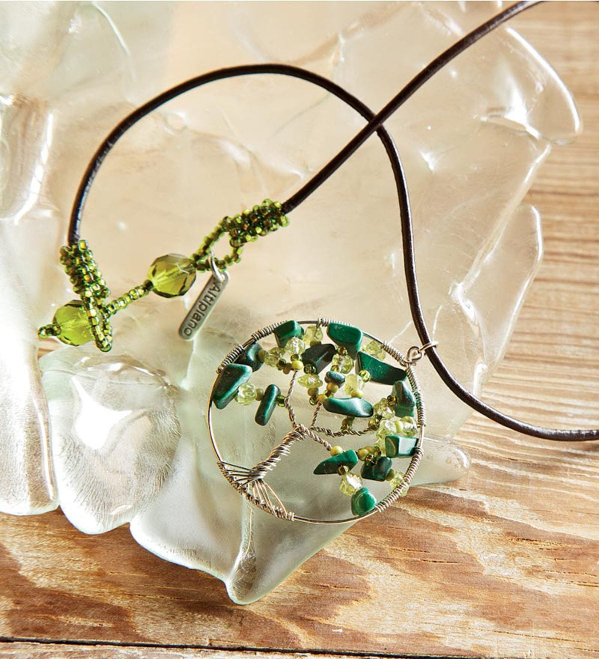 Tree of Life Necklace - Green