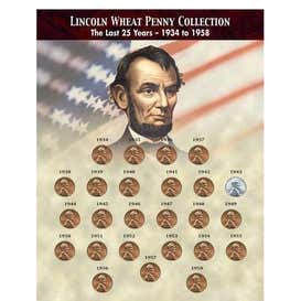 Lincoln Wheat Penny Coin Collection