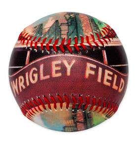Unforgettaballs® Stadium Painted Baseball - Wrigley Field