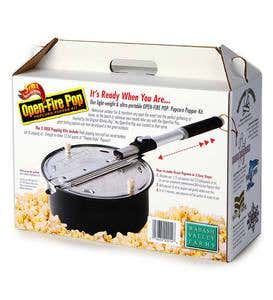 Open-Fire Pop™ Outdoor Popcorn Popping Set
