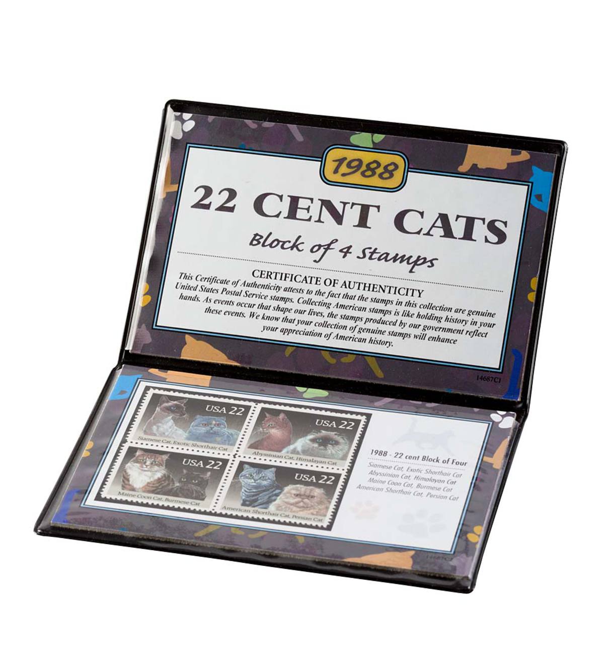 Cat Stamp Collection