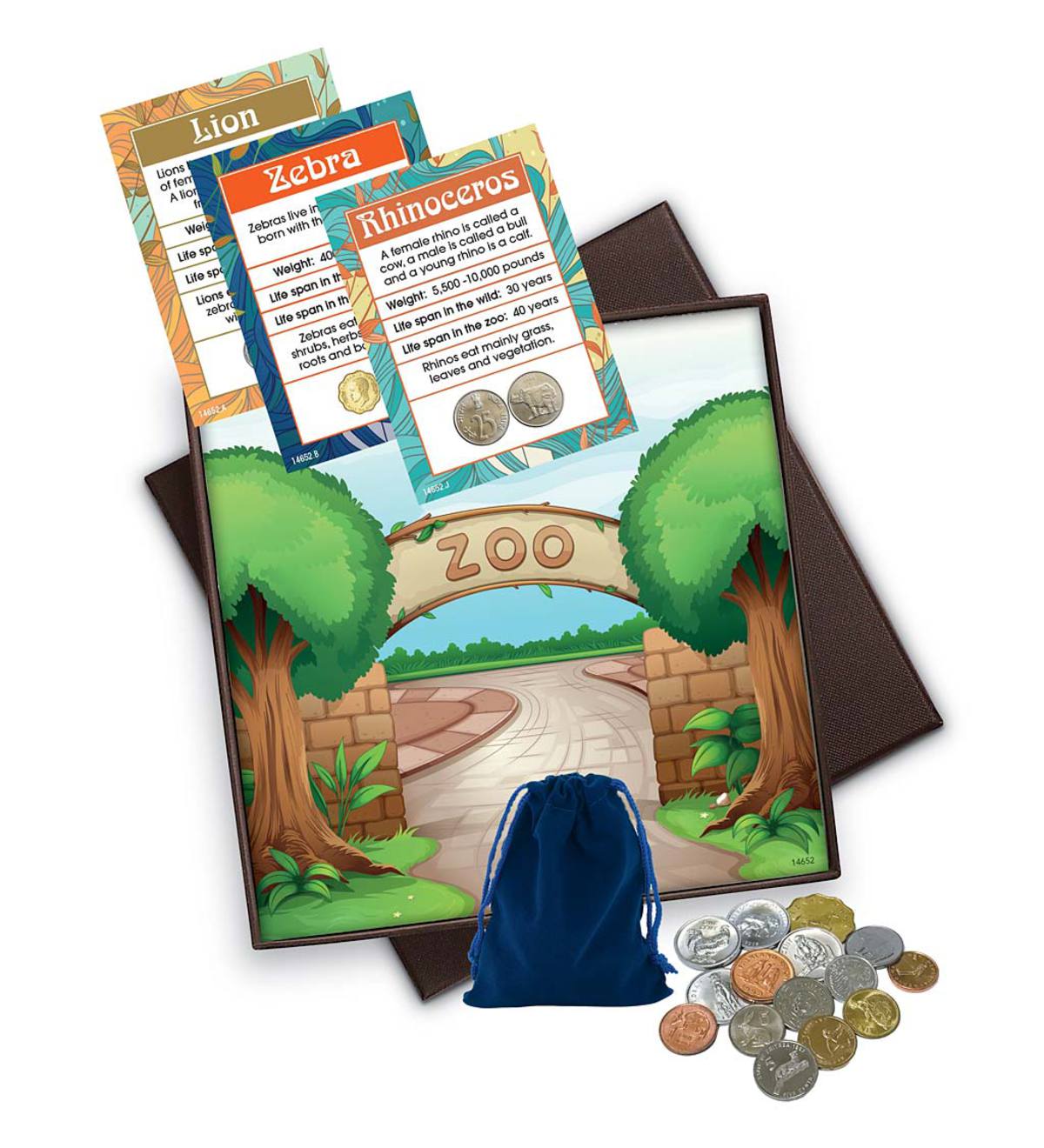 Zookeeper Coin and Trading Card Set