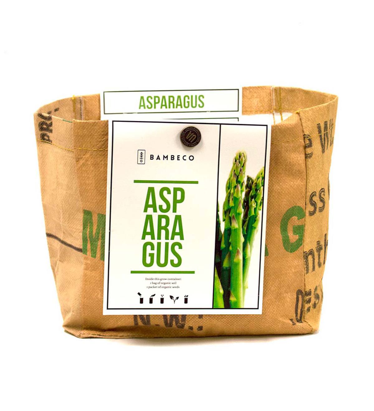 Organic Garden Vegetables Grow Kit - Asparagus