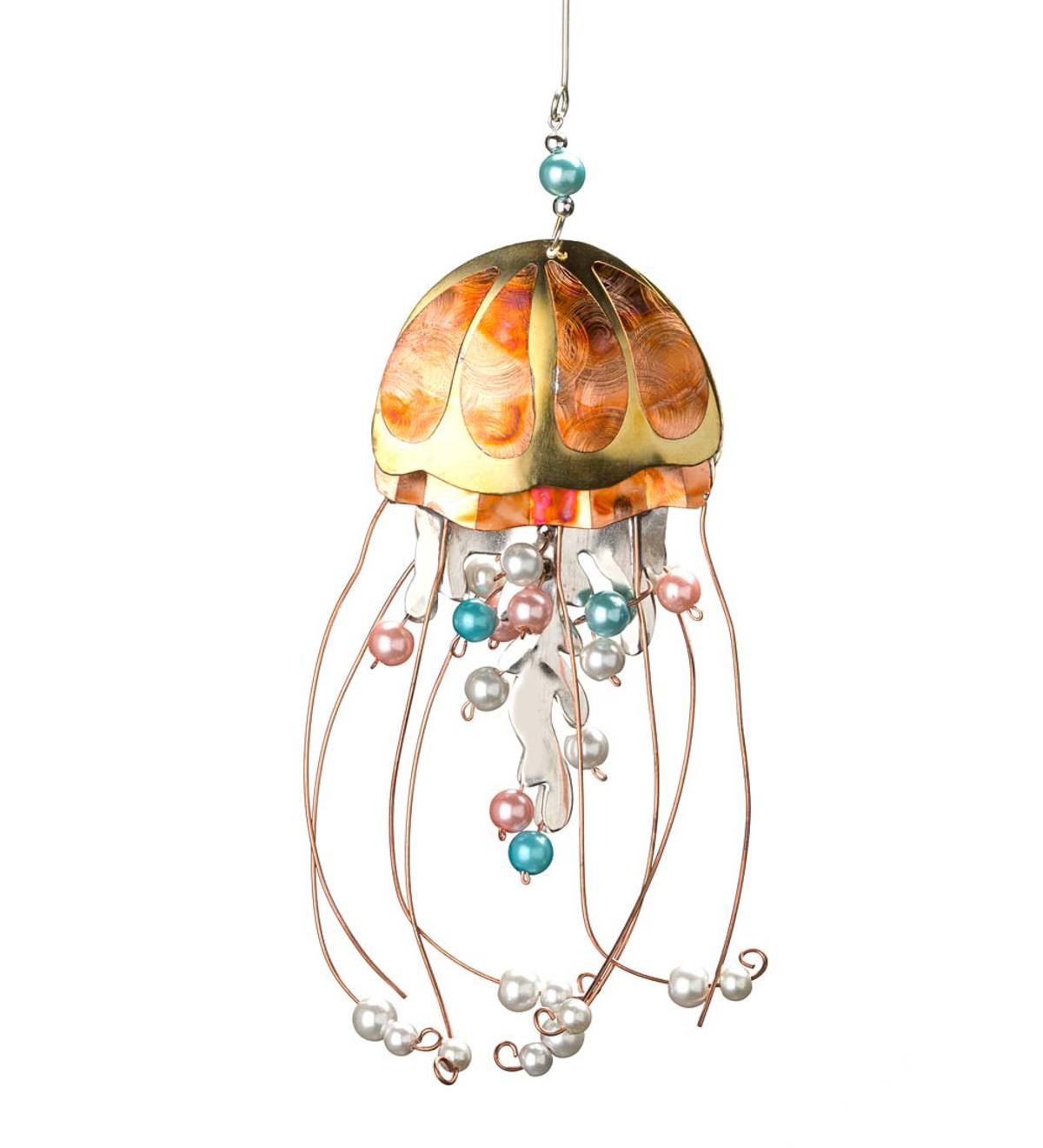 Tri-Metal Jellyfish Ornament