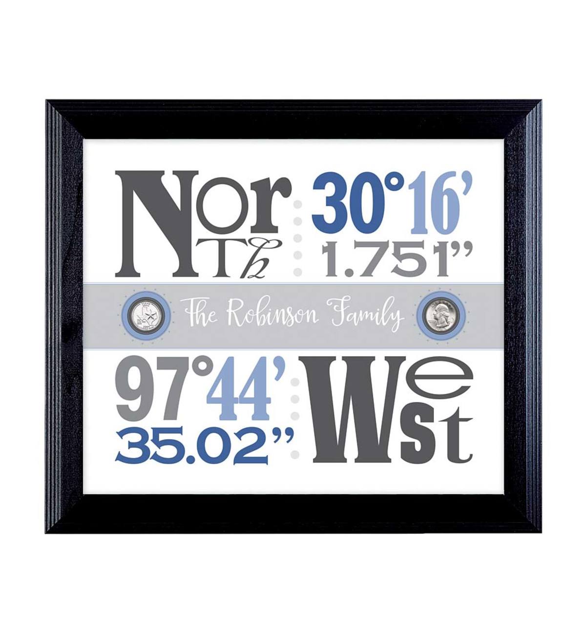 Personalized Year-to-Remember Quarters Wall Art