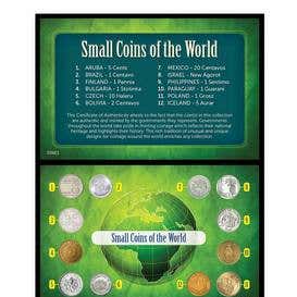 Small Coins of the World 12-Piece Collector's Set