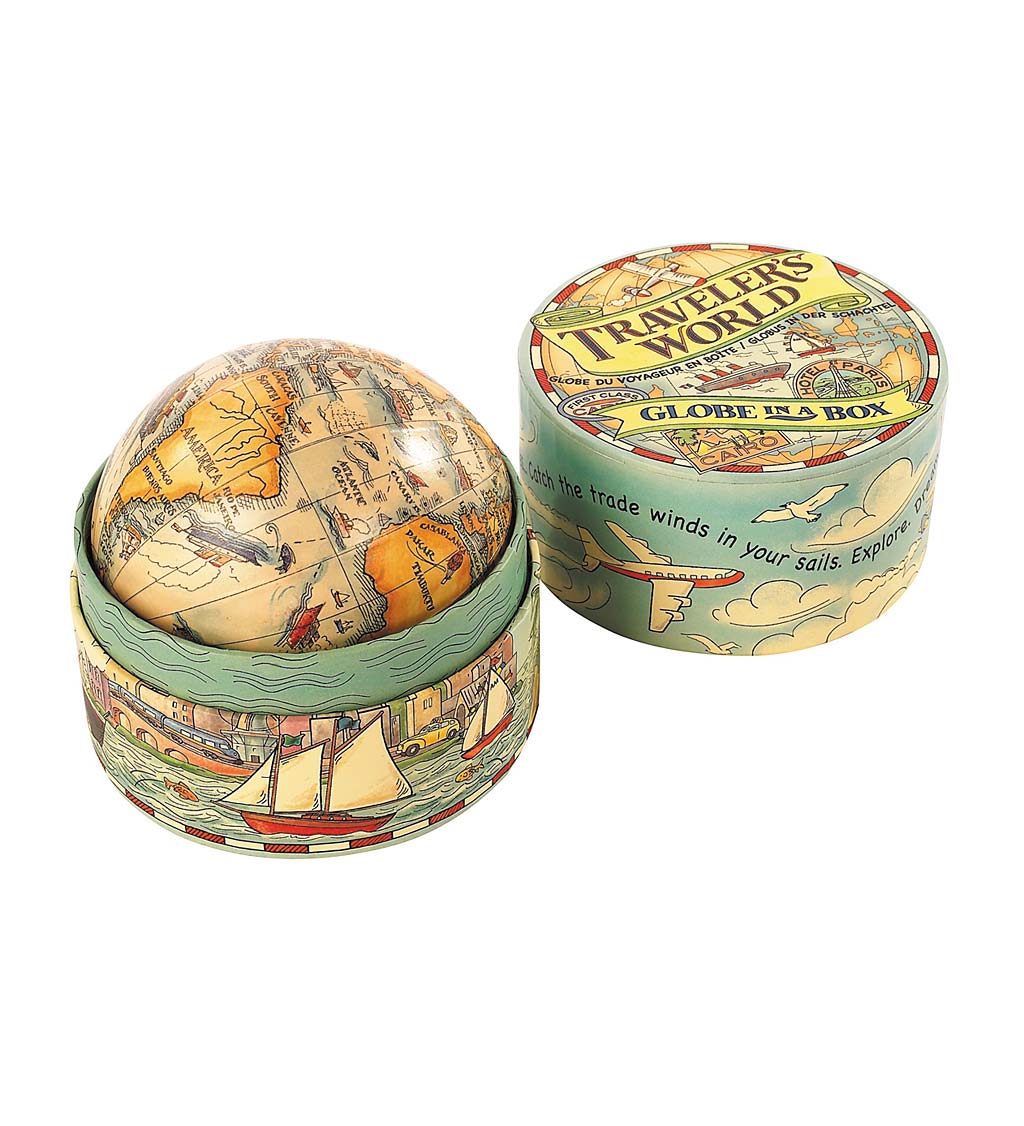 Traveler's World Globe in a Box