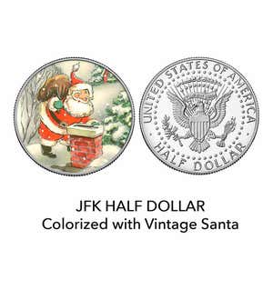 Collectible Coins Santa Claus 2022 Holiday Greeting Card
