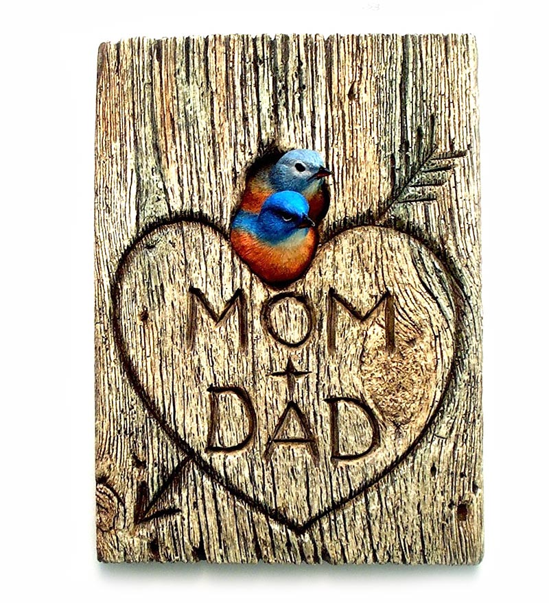 Personalized Bluebird Mates Wall Plaque