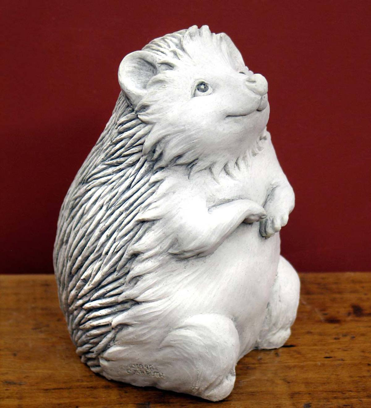 Hazel Hedgehog Stone Sculpture by Carruth Studio