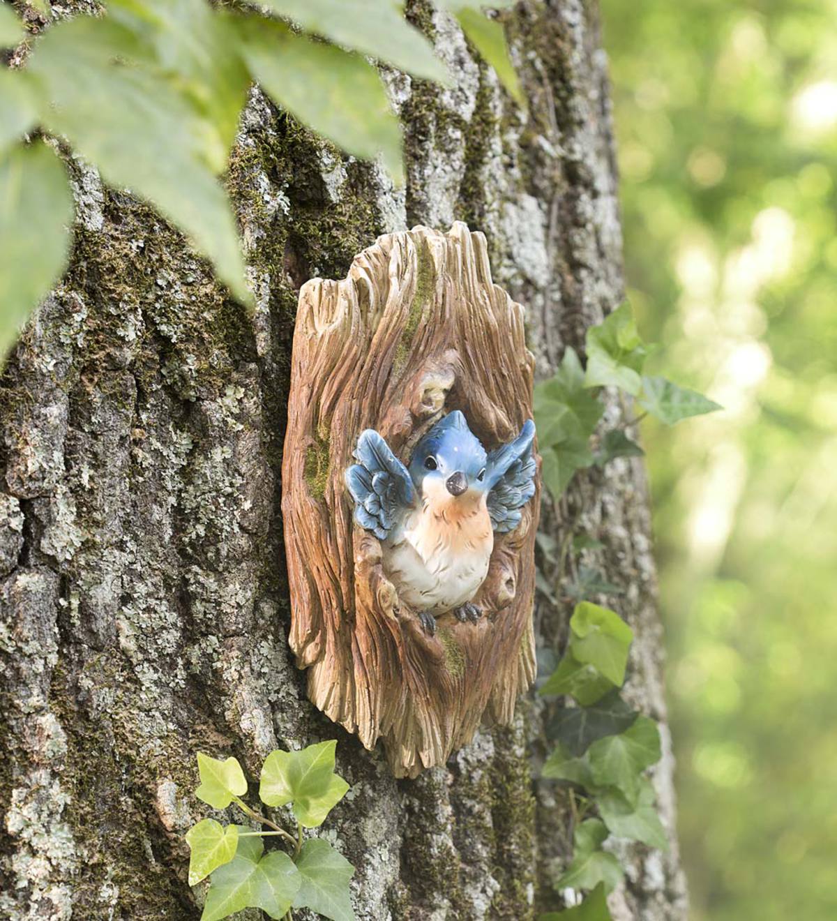 Happy Bluebird in a Tree Wall Art