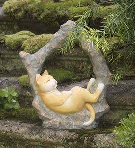 Napping Animal Statue