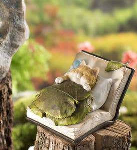 Lighted Animal Book Dreamer Figurine - Bunny
