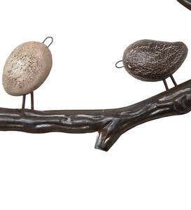 Two Birds on a Branch Wall Art