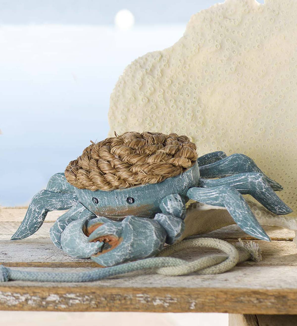 Wood and Rope Crab