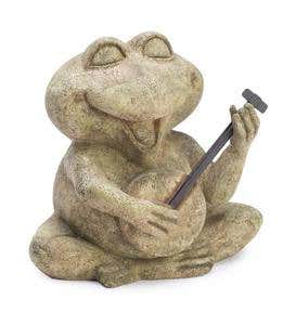 Frog Musician Sculptures