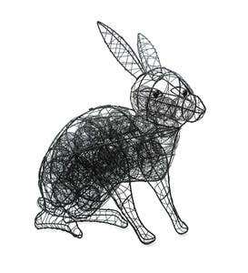 Wire Rabbit Sculpture