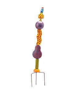 Colorful Metal Decorative Garden Stakes - Spiral