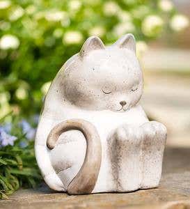 Ceramic Sleeping Cat