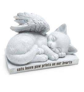 Cat Angel Memorial Statue