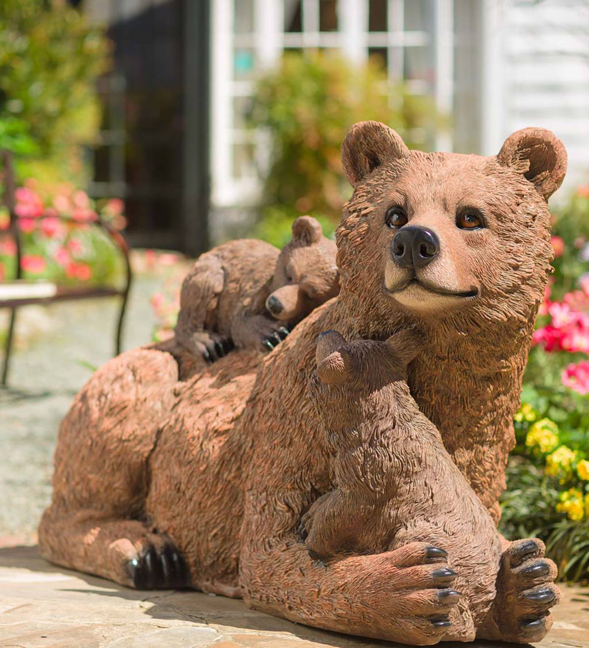 Mama and Baby Bears Sculpture