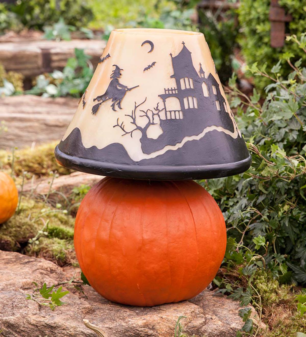 Lighted Halloween Lampshade Lamp