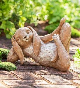 Relaxing Rabbit Sculpture