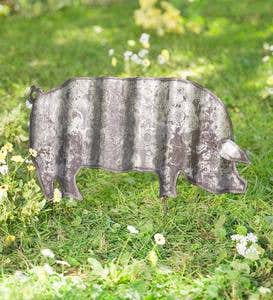 Corrugated Steel Animal Garden Stake - Sheep