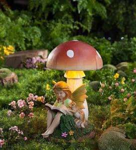 Reading Fairy with Solar Toadstool